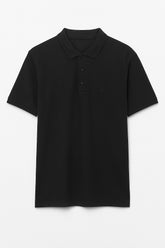 Men’s Black Oversized Polo Tee
